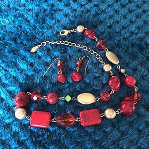 Fashion Necklace and Earrings Set